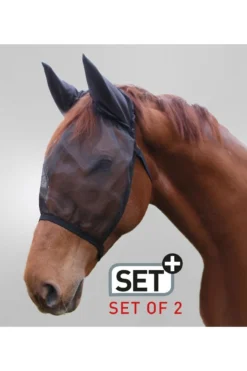 Waldhausen 2-Set Fliegenmaske Basic Mit Ohren