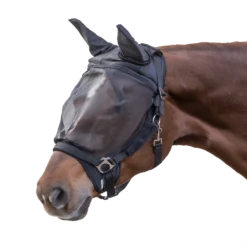 PREMIUM FLY MASK, WITH EAR PROTECTION By Waldhausen (Clearance)
