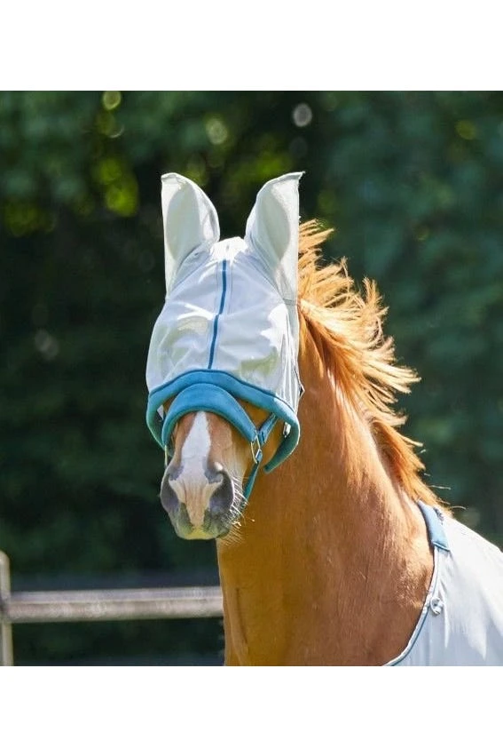 Waldhausen Fliegenmaske Protect, Silbergrau