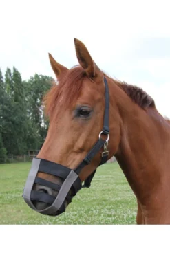 Waldhausen Maulkorb Textil-grau