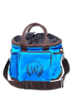 Waldhausen Putztasche, Azurblau-braun